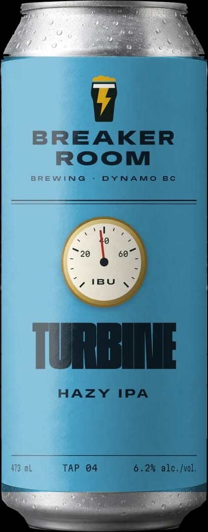 A 473 mL can of Turbine Hazy
